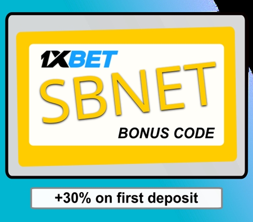 The bonus code related to 1xbet code SMS