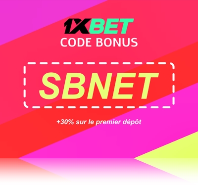 Le code bonus de Code promo officiel de 1xbet