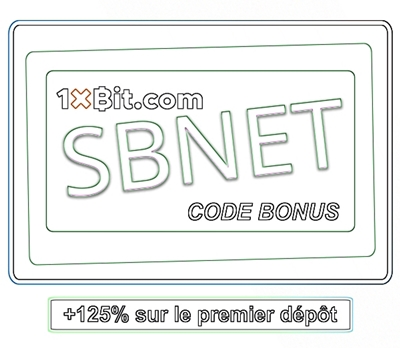 Le code promotionnel pour Bonus de premier dépôt 1xbit