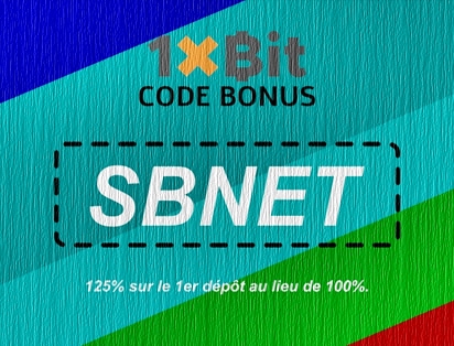 Le code promotionnel pour 1xbit mobile promo code