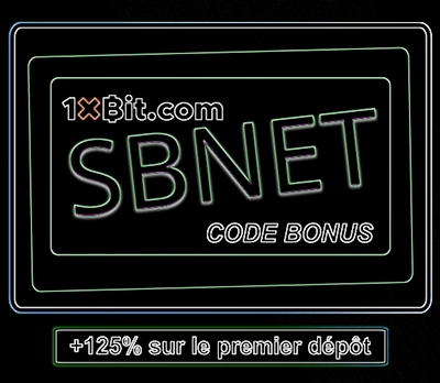 Le code promotionnel pour Code referral pour 1xbit