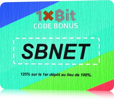 Le code promotionnel pour 1xbit RDC Code bonus